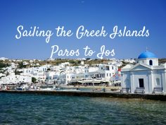 Sailing the Greek Islands on a Yacht: Paros to Ios