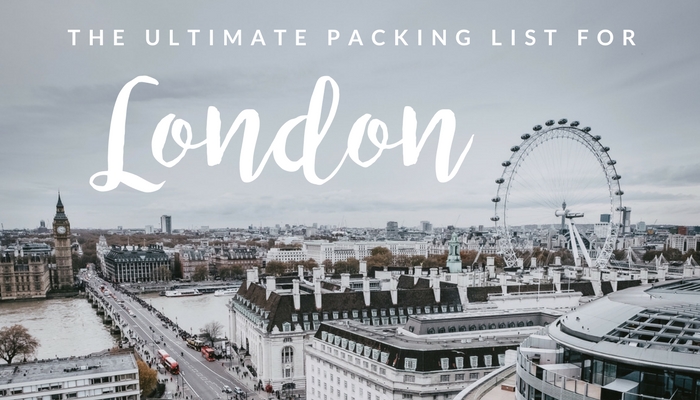 The Perfect London Packing List for Women