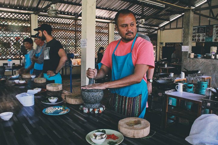 I Made the BEST DAMN Green Curry EVER at Mama Noi Thai Cookery School in Chiang Mai!