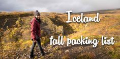 What to Pack for Iceland in the Fall: Essential Items to Bring