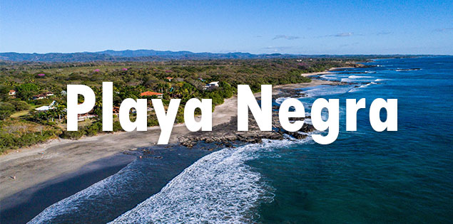 Playa Negra, Costa Rica: Black Sand Surfing Beach