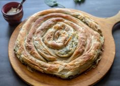 Balkan Cooking Recipes: Pita Zeljanica (Savory Pie With Spinach)