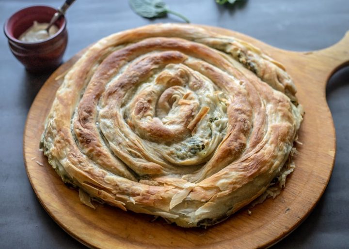 Balkan Cooking Recipes: Pita Zeljanica (Savory Pie With Spinach)