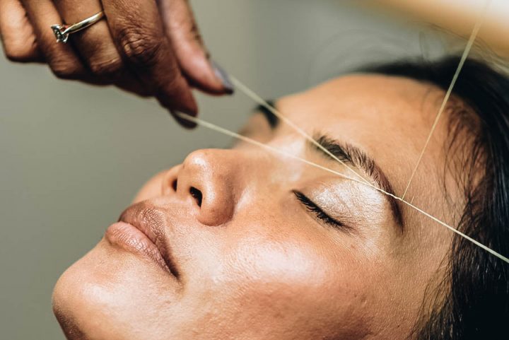 Hair Removal with Eyebrow & Face Threading