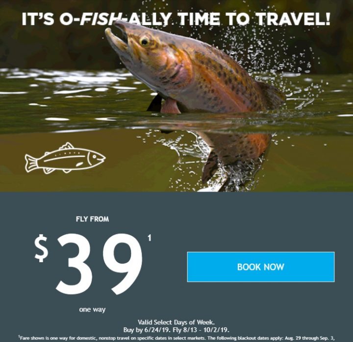 Frontier Flash: $25 Flights for Summer and Fall