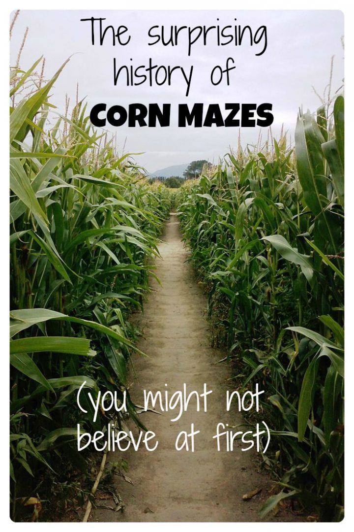 The history of corn mazes