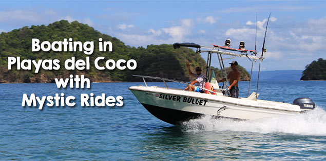 Boating in Playas del Coco with Marcy, a Local Boat Operator