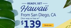 Southwest Two Sales At Once: Hawaii ($139 One-Way) & Mexico/Caribbean Sale!