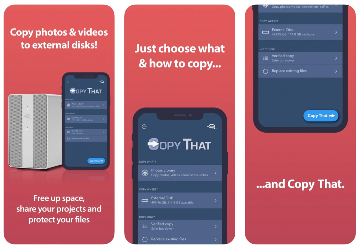 Copy That App Makes it Easier to Transfer Your Photos from Your Phone to an External Drive