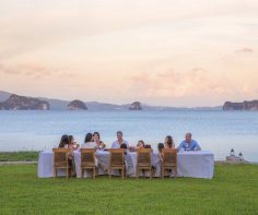 The luxury villa dining experience