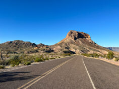 Ross Maxwell Scenic Drive in Big Bend National Park, Texas