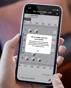 United adding family-friendly seating option