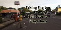 Taking the Bus from San Jose to Jaco (And Vice Versa)