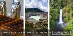 Combo Tour: Doka Coffee, Poas Volcano and La Paz Waterfall Garden Tour