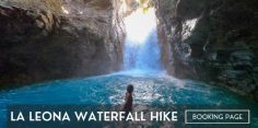 La Leona Waterfall Tour With Transportation