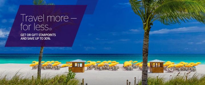 Buy SPG points at up to 30% discount before April 30!