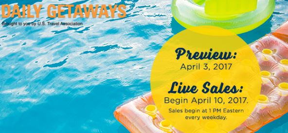 Previewing remaining 3 weeks of Daily Getaway 2017 packages