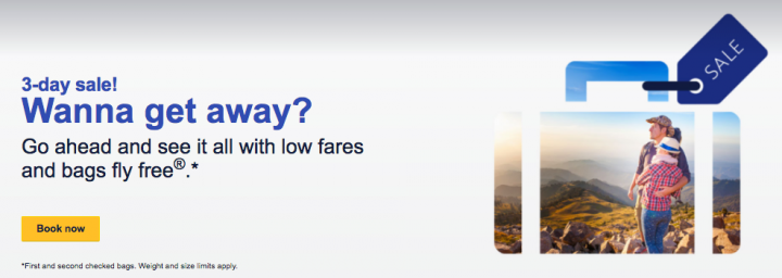 3-day Southwest sale – fares from $39!