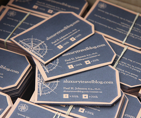 Celebrating over a million social media followers with some new business cards