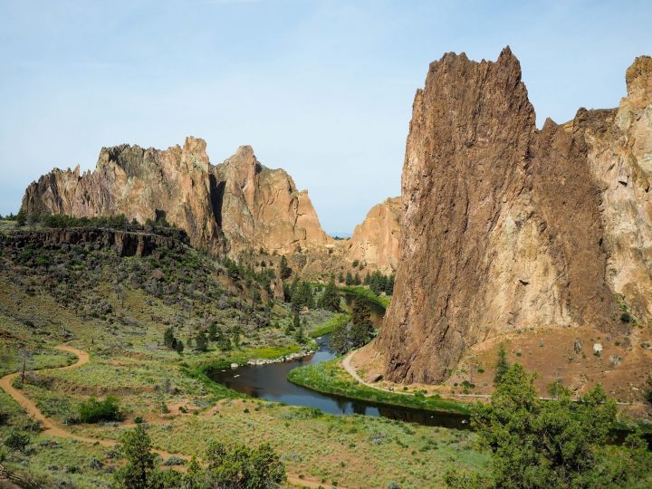 Hiking the Misery Ridge Trail at Smith Rock State Park in Oregon