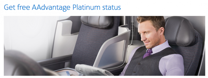 [Targeted] Free American Airline Platinum status!