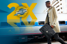Ending Soon – Earn Double Points with Amtrak!