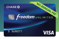 Chase Freedom Unlimited doubling rewards for first year (Offer Ending Soon!)