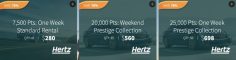 Hertz updates its Daily Getaways promotion due to horrific devaluation