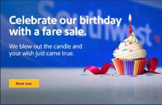 Southwest Birthday Sale: $49 Flights One-Way