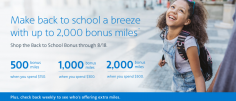 Back to School Shopping Bonuses are Back!
