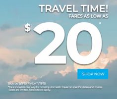 Frontier $20 Fare Sale – Points with a Crew