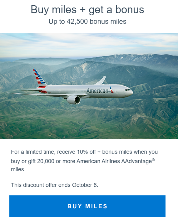 Only a Few People Will Take Advantage of this AAdvantage Miles Sale