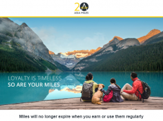 No Need to Worry About Asia Miles Any More – New 18 Month Expiration Policy!