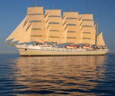 The Mediterranean debut of the world’s largest tall ship