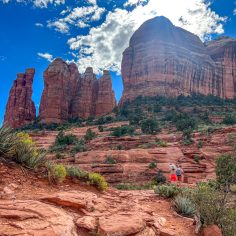 Hiking Cathedral Rock Trail in Sedona