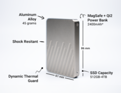 Kickstarter – MagDisk – MagSafe SSD And PowerBank (back by next Monday)